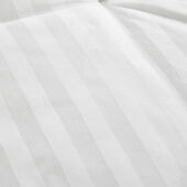 Live Comfortably® 300 Thread Count Triple Stripe White Duck Down Comforter, King